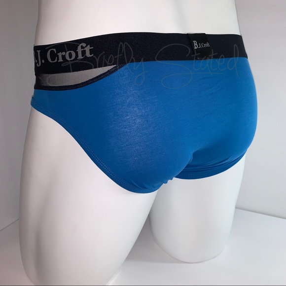 B.J. Croft GoGo Brief - Blue - Picture 4 of 6